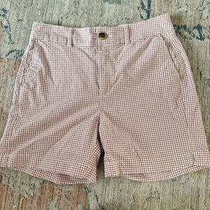 Old Navy Pink and White Gingham Everyday Short